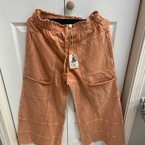Easel rust color wide -Leg Pants